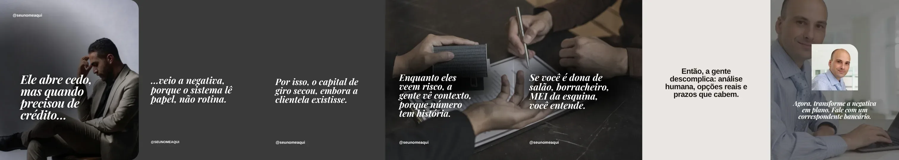 Carrossel infinito para correspondente bancário 1